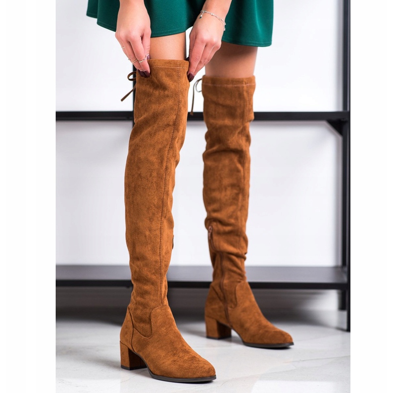 Cizme peste genunchi de Sergio Leone maro 1