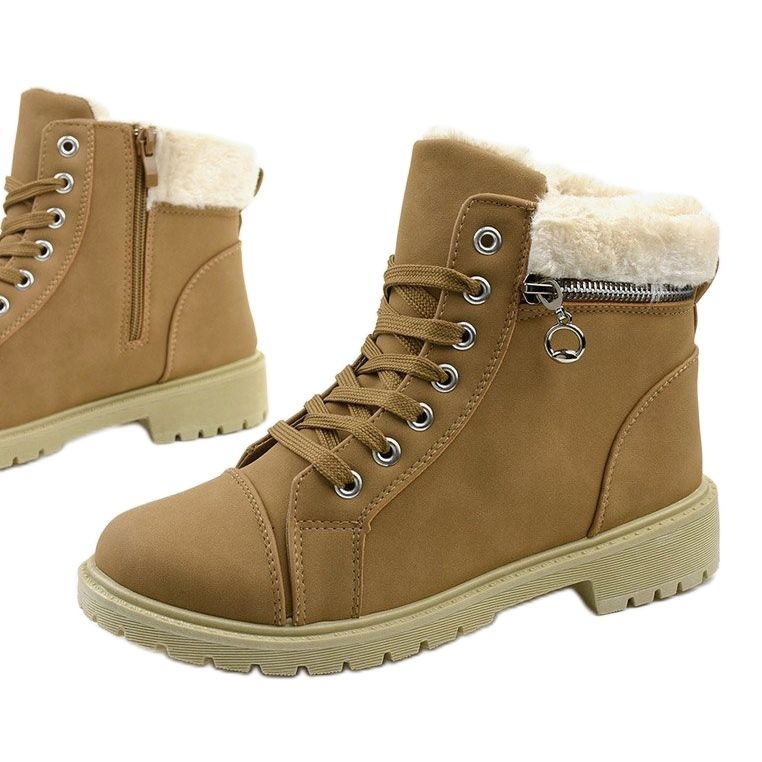 Cizme izolate cu cămilă Pima multicolor 1