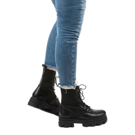 Cizme de drumeție negre pe platforma Meadowcrest negru 1