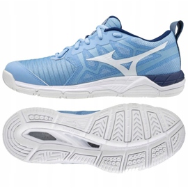 Pantofi de volei Mizuno Wave Supersonic 2 W V1GC204029 multicolor, albastru albastru 2