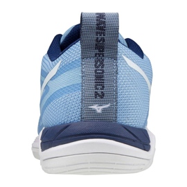 Pantofi de volei Mizuno Wave Supersonic 2 W V1GC204029 multicolor, albastru albastru 3