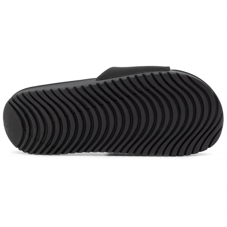 Papuci negri Nike Kawa Slide (GS / PS) pentru copii 819 352 003 negru 1