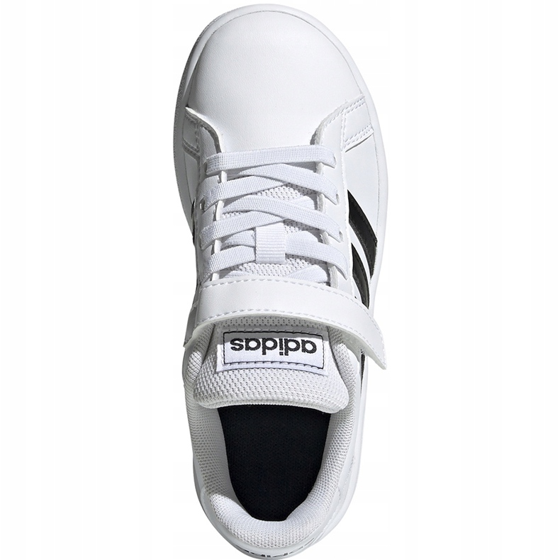 Încălțăminte pentru copii adidas Grand Court C alb și negru EF0109 1
