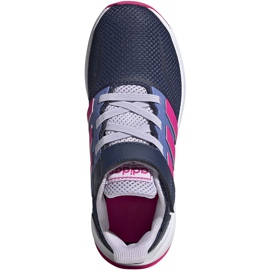 Pantofi copii Adidas Runfalcon C, bleumarin și roz EG6148 albastru marin 1