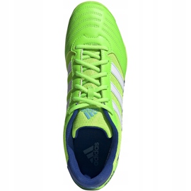 Pantofi de fotbal Adidas Super Sala verde și albastru FV2564 1