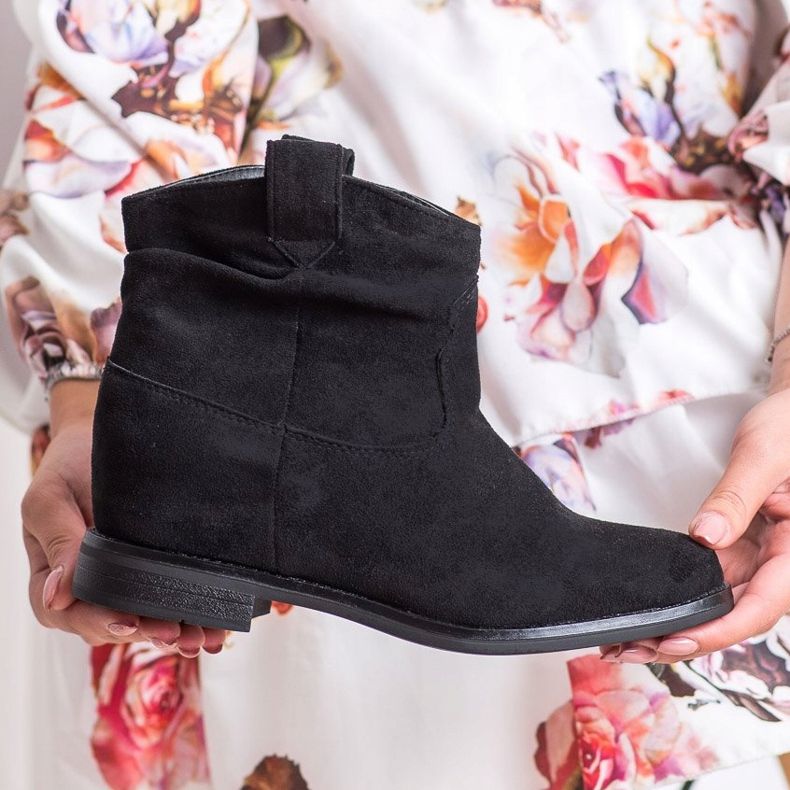 Marquiz Cizme de cowboy elegante negru 1 Marquiz Cizme de cowboy elegante negru 1