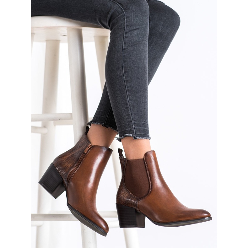 Cizme la modă Sergio Leone maro 2