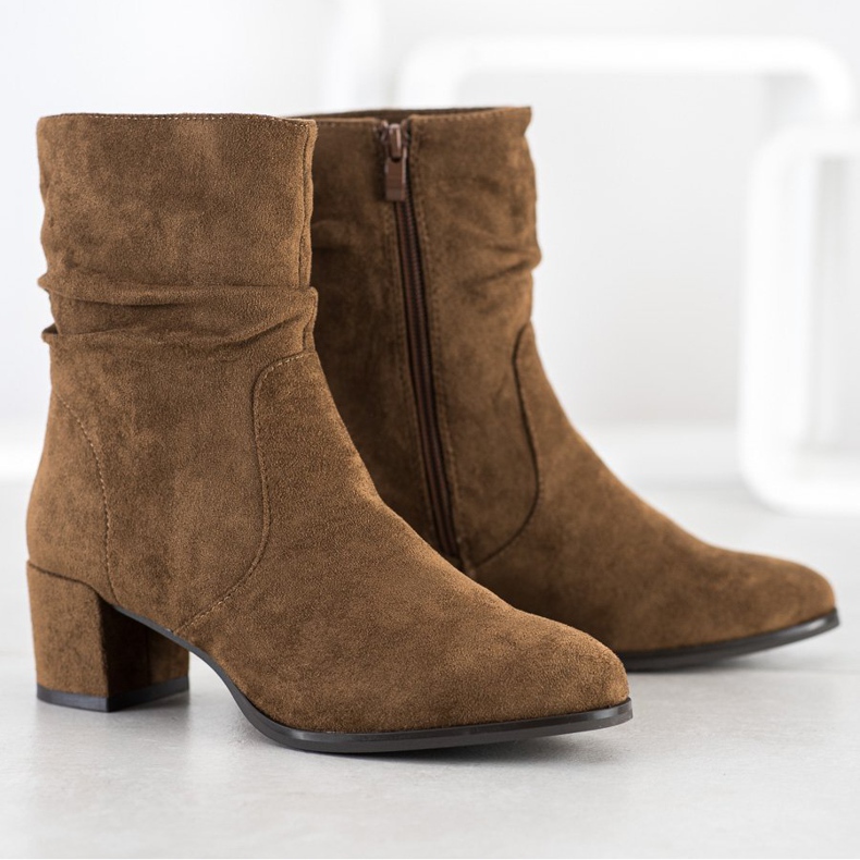 Cizme înalte de la Sergio Leone kaki 1