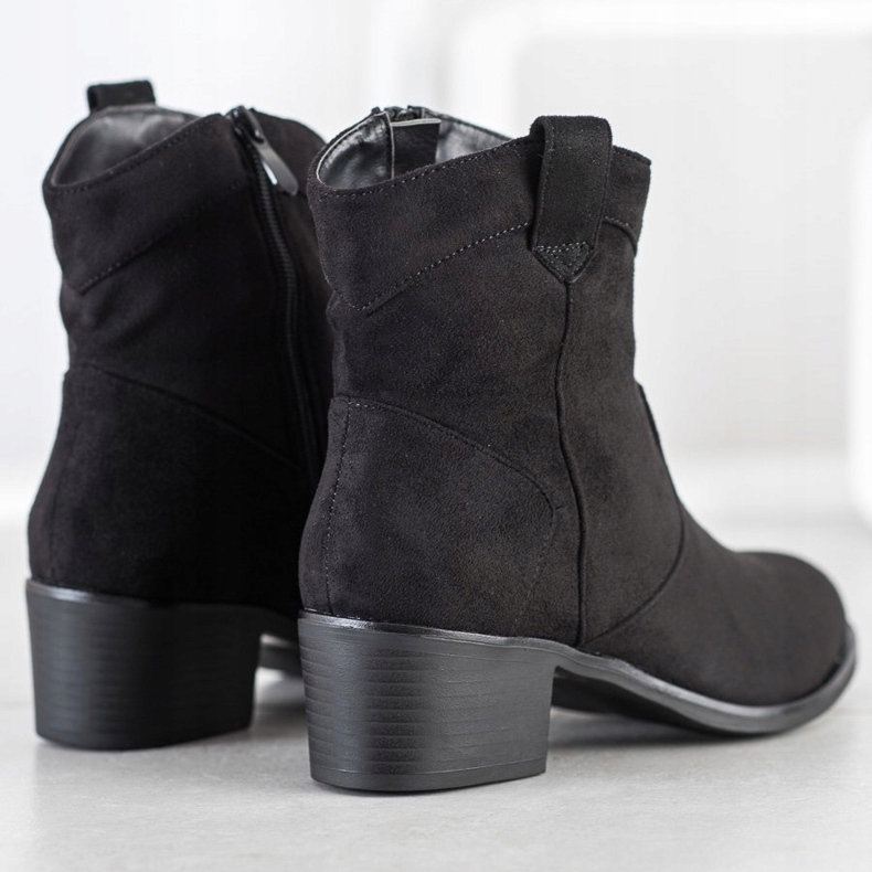 SHELOVET Cizme de cowboy negre negru 1 SHELOVET Cizme de cowboy negre negru 1