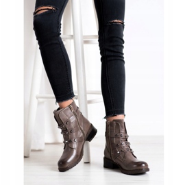 SHELOVET Muncitori calzi cu ornamente bej 1