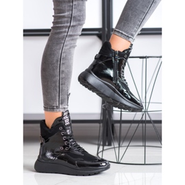 SHELOVET Ghete sport cu izolație negru 1 SHELOVET Ghete sport cu izolație negru 1