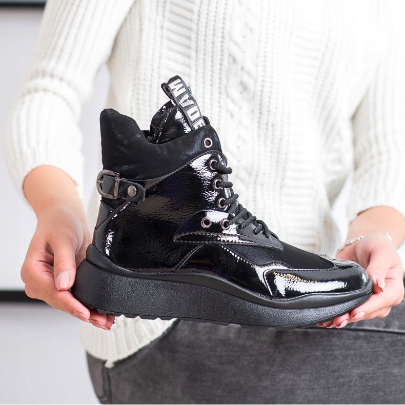 SHELOVET Ghete sport cu izolație negru 2 SHELOVET Ghete sport cu izolație negru 2