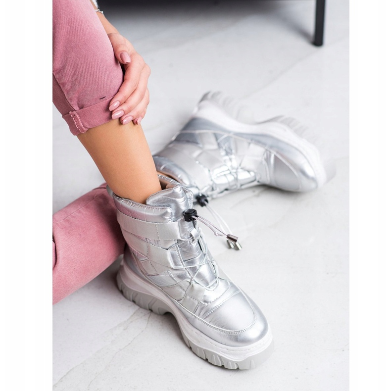 SHELOVET Cizme de zăpadă de argint încălzitoare 2