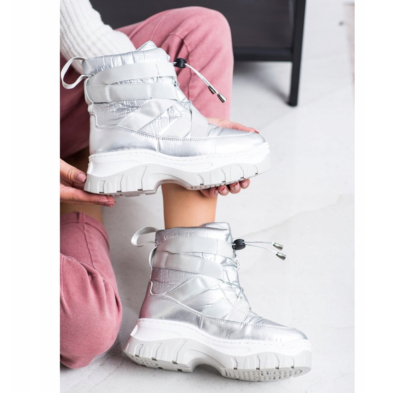 SHELOVET Cizme de zăpadă de argint încălzitoare 1