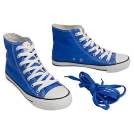 Adidași de top Konwers 8222 Albastru 3