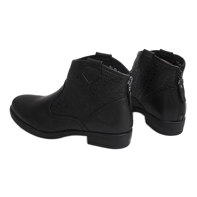 Încălțăminte scăzută Cowboy Boots 248-PA Negru 2