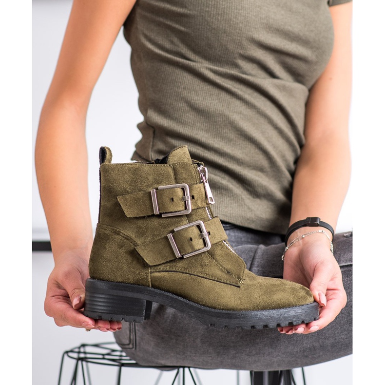 Corina Muncitori ocazionali kaki verde 2