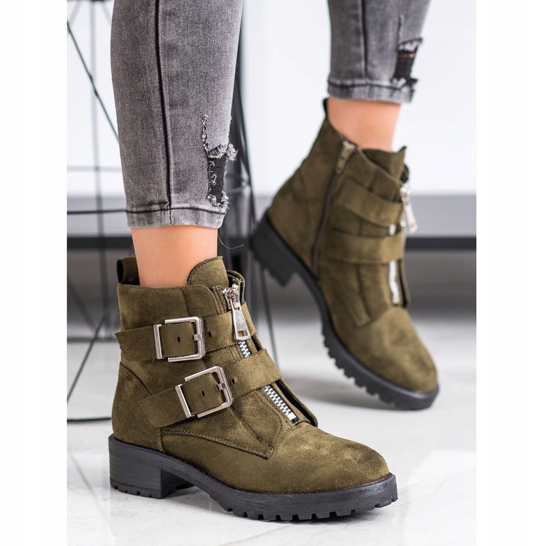 Corina Muncitori ocazionali kaki verde 1