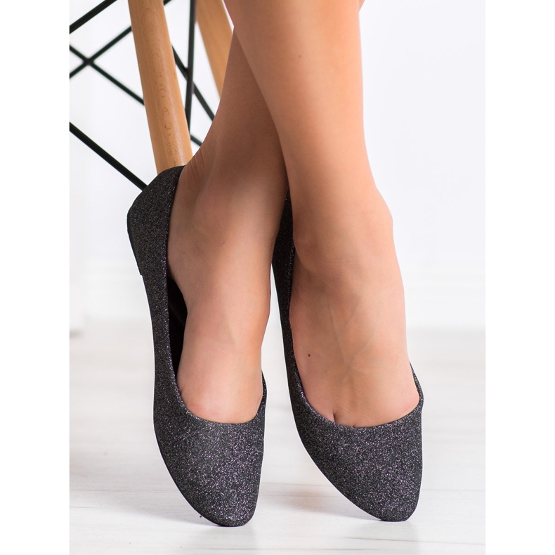 Seastar Balerini sclipici argint gri 1