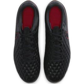 Pantofi de fotbal Nike Tiempo Legend 8 Club FG / MG M AT6107 060 negru, roșu, negru / argintiu negru 1