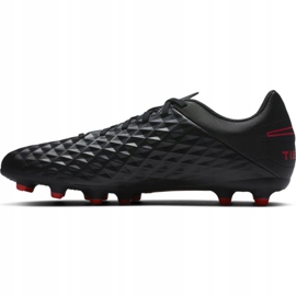 Pantofi de fotbal Nike Tiempo Legend 8 Club FG / MG M AT6107 060 negru, roșu, negru / argintiu negru 2
