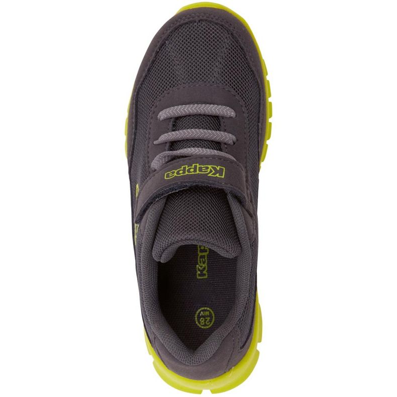 Încălțăminte pentru copii Kappa Follow Bc K gri-lime 260634K 1633 1