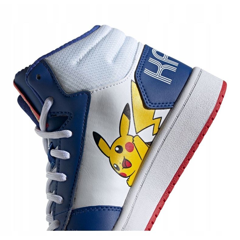 Pantofi Adidas Hoops Mid 2.0 Jr FW3167 alb albastru 1