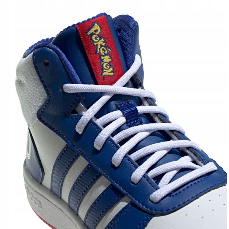 Pantofi Adidas Hoops Mid 2.0 Jr FW3167 alb albastru 2