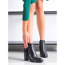 Cm Paris Cizme elegante din piele ecologică negru 1