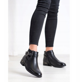 Anesia Paris Cizme clasice cu cataramă negru 1