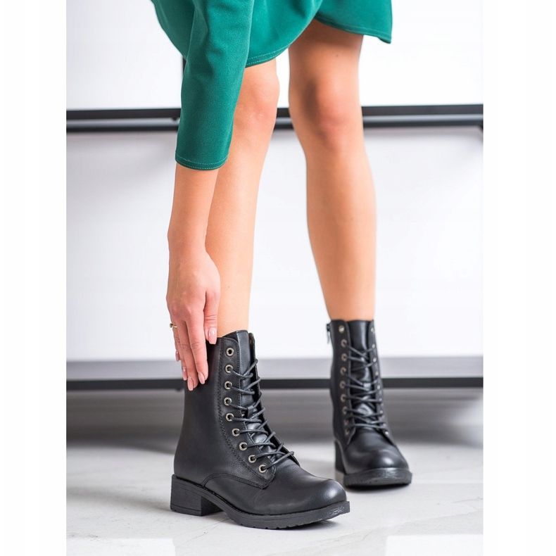 Super Me Trappers negri înalți negru 1