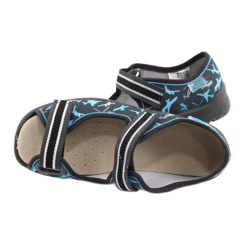 Încălțăminte pentru copii Befado 869Y143 negru albastru gri 5