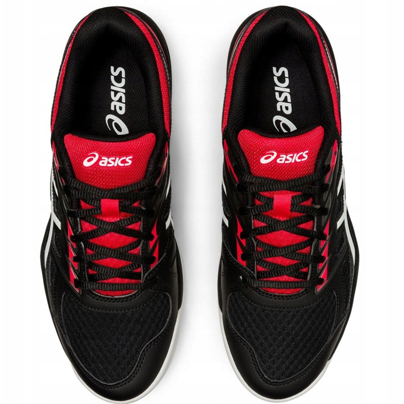 Pantofi de volei pentru bărbați Asics Upcourt 4 negru-roșu 1071A053 002 multicolor 1