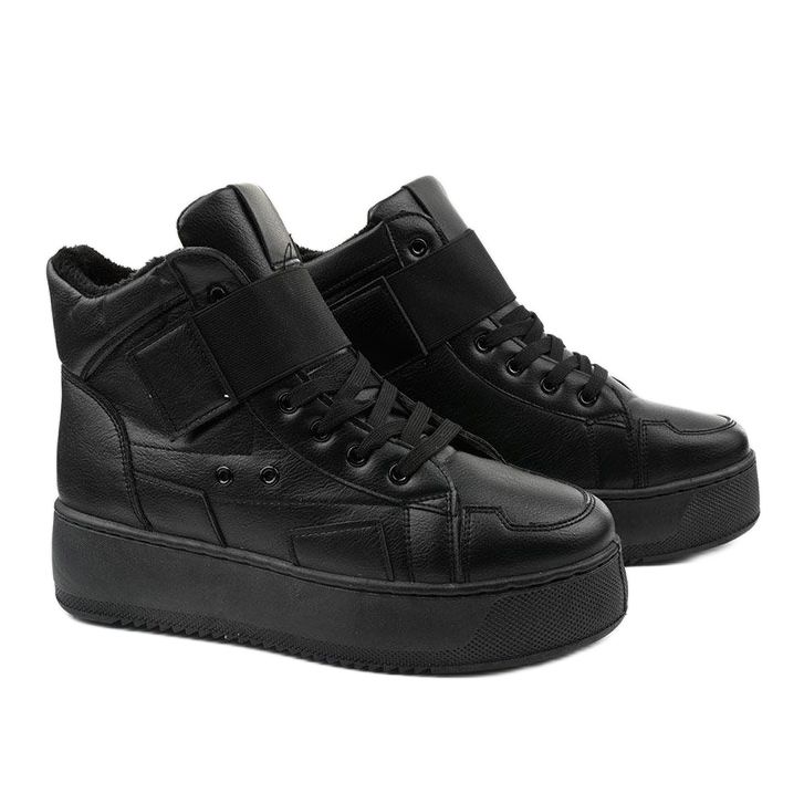 Cizme izolate negre de la Riverview negru 1