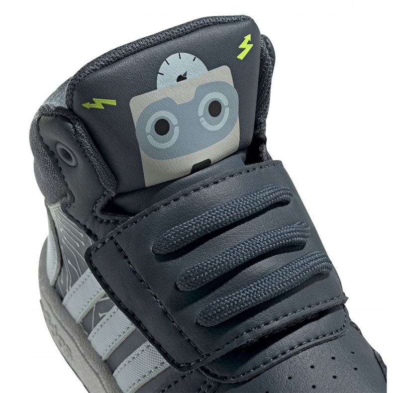 Pantofi Adidas Hoops Mid 2.0 I Jr FW4925 alb gri 2