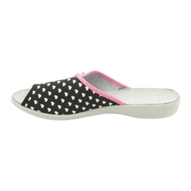 Pantofi de damă Befado pu 254D108 alb negru roz 2
