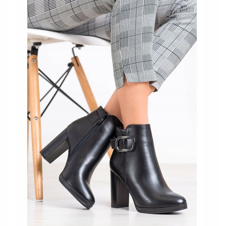 Super Me Cizme elegante cu izolație negru 2