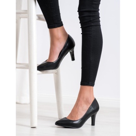 Goodin Pompe cu piele ecologică negru 1