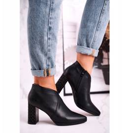 Cizme de damă pe post Sergio Leone negru BT497 2