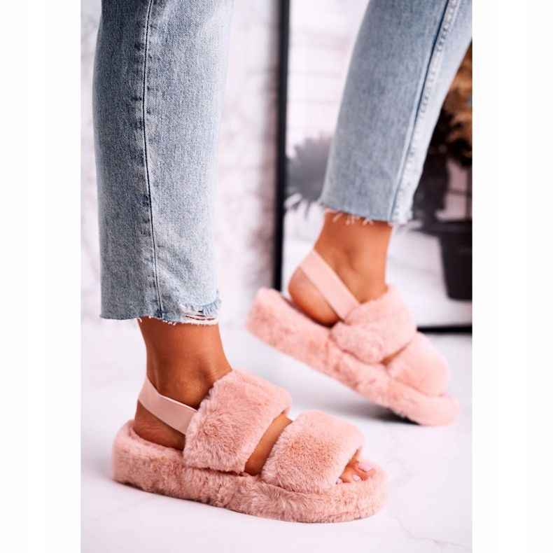 FJ1 Papuci de damă pe platformă Blana de bumbac portocaliu portocale 1 FJ1 Papuci de damă pe platformă Blana de bumbac portocaliu portocale 1