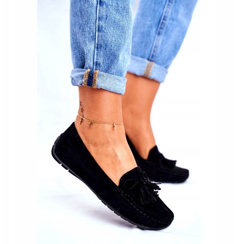 EVE Mocasini Femei Suede 20PB35-2003 Negru Donna Mia 3