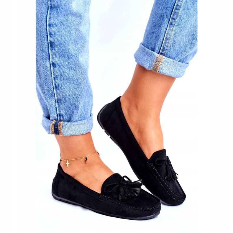 EVE Mocasini Femei Suede 20PB35-2003 Negru Donna Mia 1