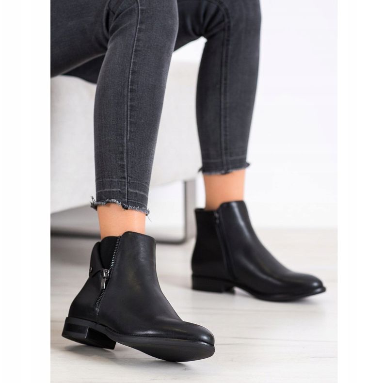 Cizme clasice Sergio Leone negru 2 Cizme clasice Sergio Leone negru 2