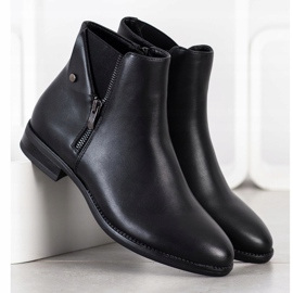 Cizme clasice Sergio Leone negru 1 Cizme clasice Sergio Leone negru 1