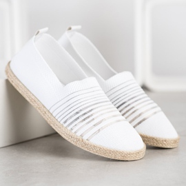 Espadrile Slipony MCKEYLOR alb 3