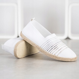 Espadrile Slipony MCKEYLOR alb 4