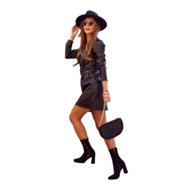 Cizme de dama Big Star pe post GG274397 negru 2