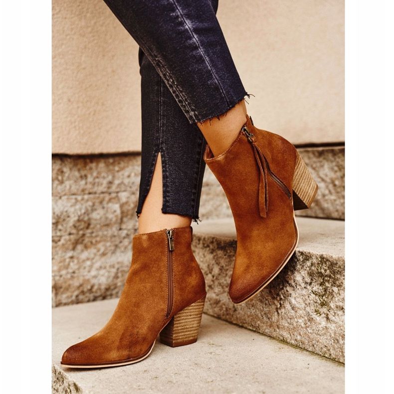 Cizme Big Star Suede GG274364 cămilă maro 1