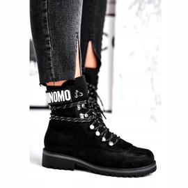 Evento Ghete din lemn High Black 9BT35-1331 Black Popsi negru 2