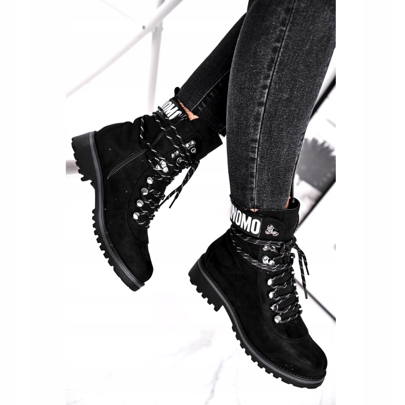 Evento Ghete din lemn High Black 9BT35-1331 Black Popsi negru 1